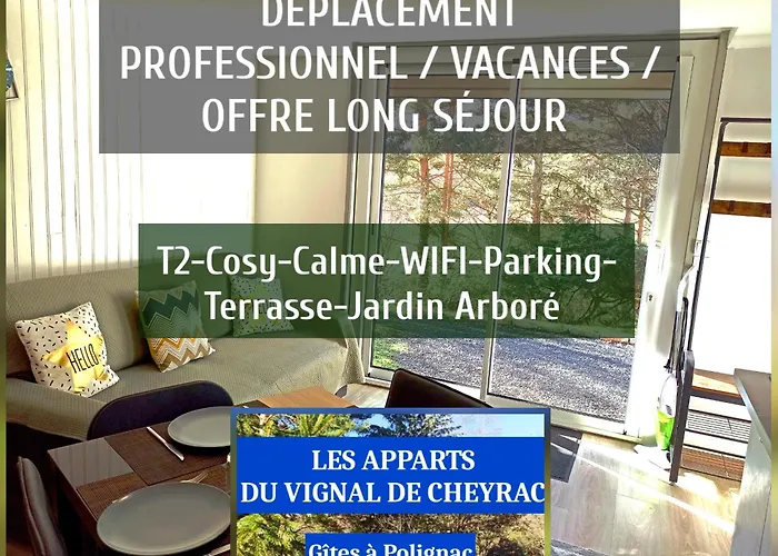 Апартаменты Les Du Vignal De Cheyrac *